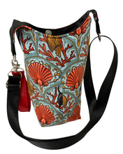 Load image into Gallery viewer, Shallow Water Friends Crossbody Water Bottle Bag w/Cell Phone Pouch, Zipper Pocket and Key Wristlet