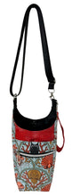 Load image into Gallery viewer, Shallow Water Friends Crossbody Water Bottle Bag w/Cell Phone Pouch, Zipper Pocket and Key Wristlet