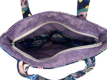 Load image into Gallery viewer, Night Owls Lined Tote Bag
