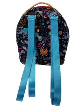 Load image into Gallery viewer, Glow in the Dark Ocean Life and Cork Small Backpack