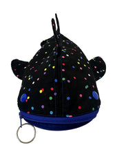 Load image into Gallery viewer, Polka Dots Small Shark Pouch with Clip