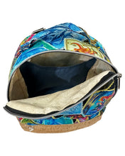 Load image into Gallery viewer, Sea Life & Cork Small Backpack
