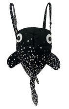 Load image into Gallery viewer, Large Black and Grey Shark Backpack