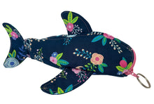 Load image into Gallery viewer, Floral Small Shark Pouch with Clip