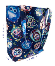 Load image into Gallery viewer, Night Owls Lined Tote Bag