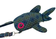 Load image into Gallery viewer, Blue-Green Shark Crossbody Bag