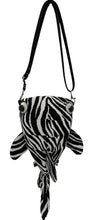 Load image into Gallery viewer, Zebra Shark Crossbody Bag