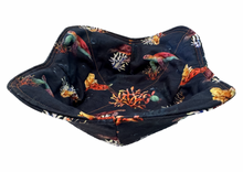 Load image into Gallery viewer, Navy Blue Sea Turtle and Coral Bowl Cozy