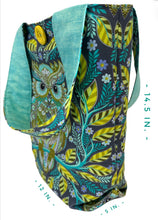 Load image into Gallery viewer, Owl Reversible Deep Tote Bag
