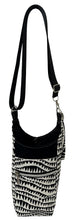 Load image into Gallery viewer, Shark Teeth Crossbody Water Bottle Bag w/Cell Phone Pouch, Zipper Pocket and Key Wristlet
