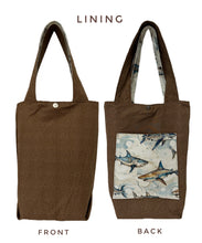 Load image into Gallery viewer, ‘Shark Lover’ - Reversible Tote Bag
