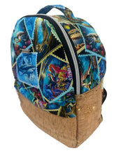 Load image into Gallery viewer, Sea Life &amp; Cork Small Backpack

