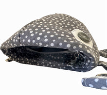 Load image into Gallery viewer, Large Grey With White Spots Shark Backpack
