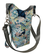 Load image into Gallery viewer, Sealife Crossbody Water Bottle Bag w/Cell Phone Pouch, Zipper Pocket and Key Wristlet

