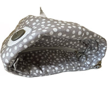 Load image into Gallery viewer, Large Grey and White Spotted Shark Backpack/Crossbody Bag
