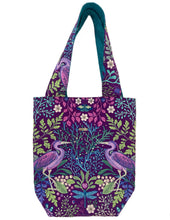 Load image into Gallery viewer, * ‘A Day at the Springs’ Little Blue Heron- Reversible Cotton Tote Bag
