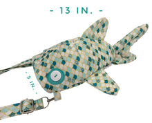 Load image into Gallery viewer, Mermaid Scales Shark Crossbody Bag
