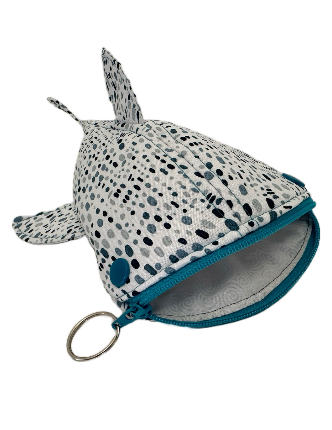Spotted Whale Shark Pouch With Clip
