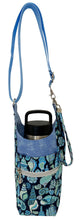 Load image into Gallery viewer, So Many Sea Shells Crossbody Water Bottle Bag w/Cell Phone Pouch, Zipper Pocket and Key Fob
