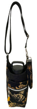 Load image into Gallery viewer, Anglerfish Crossbody Water Bottle Bag w/Cell Phone Pouch, Zipper Pocket and Key Fob
