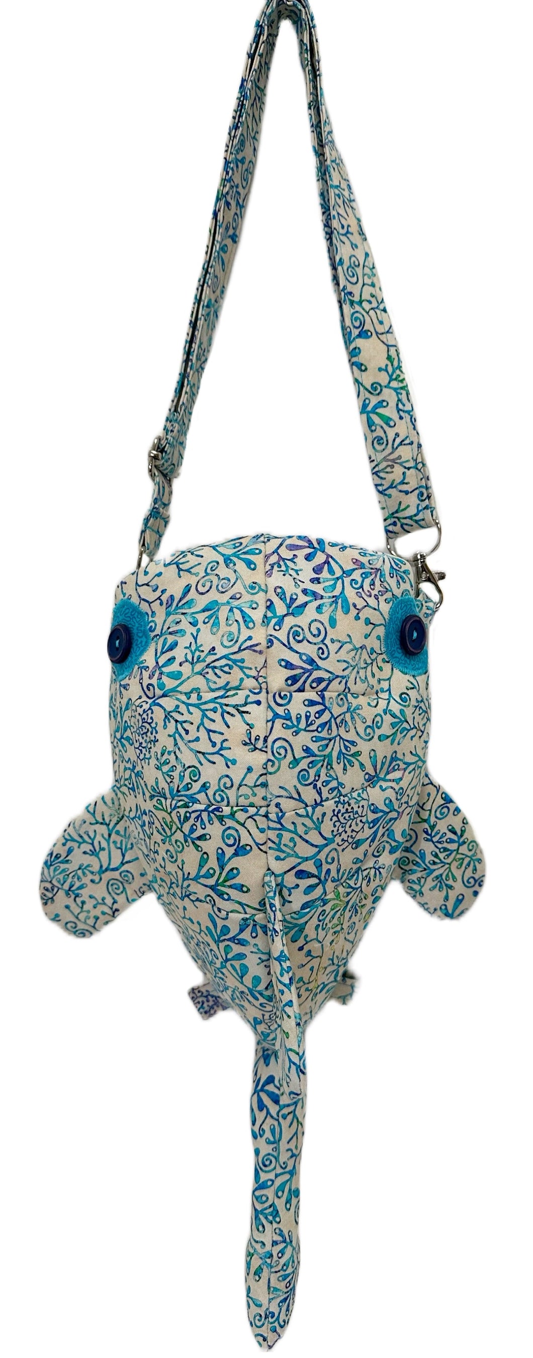 Small Coral Shark Crossbody Bag