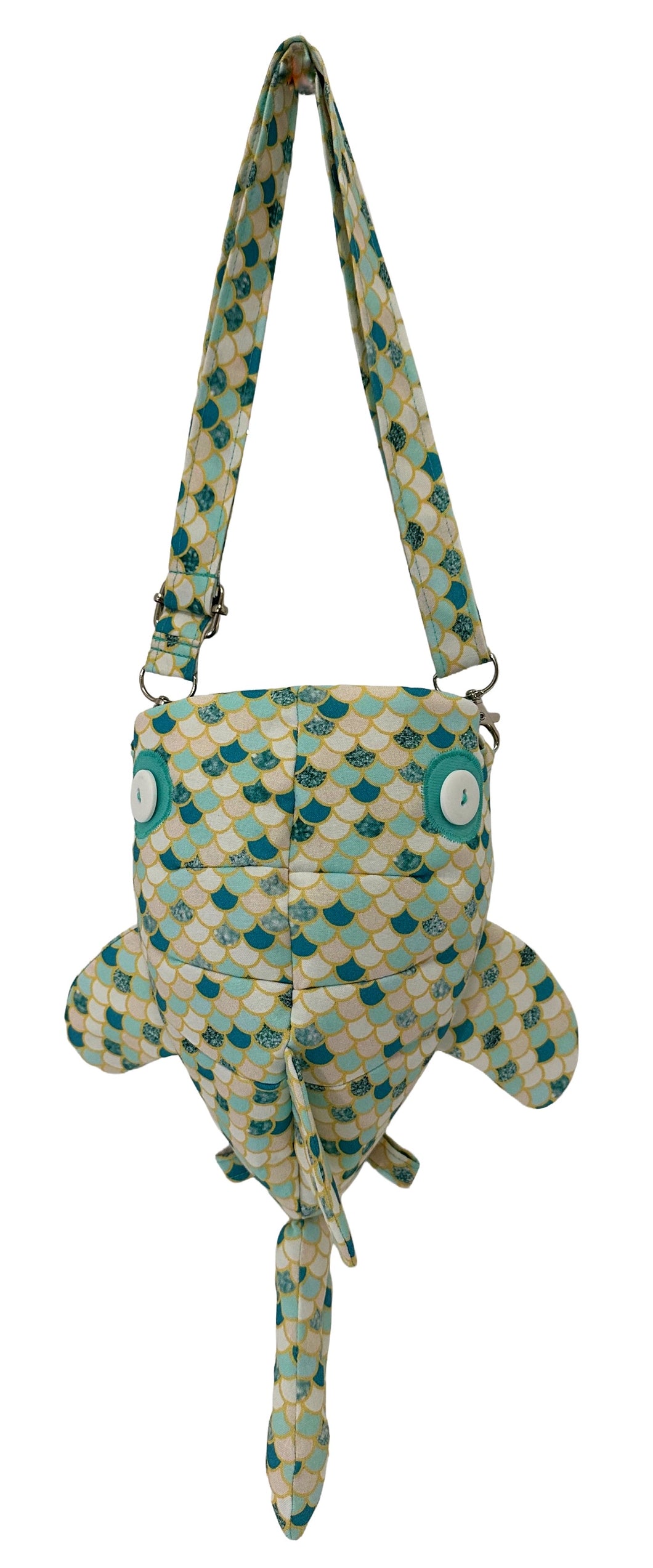 Mermaid Scales Shark Crossbody Bag