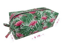 Load image into Gallery viewer, Flamingos Toiletry Bag
