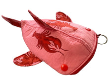 Load image into Gallery viewer, Carol’s Custom Crawfish Shark Pouch w/Clip

