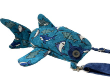Load image into Gallery viewer, Small Swimming Fins Shark Crossbody Bag
