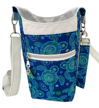 Load image into Gallery viewer, Tanya’s Custom XL Turtle Water Bottle Bag w/Matching Key Fob
