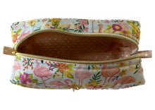 Load image into Gallery viewer, Tropical Flamingo Toiletry Bag
