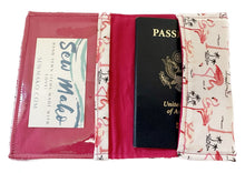 Load image into Gallery viewer, Pink Flamingo Passport and Card Holder
