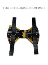 Load image into Gallery viewer, Halloween Stripe Dog Bow Tie
