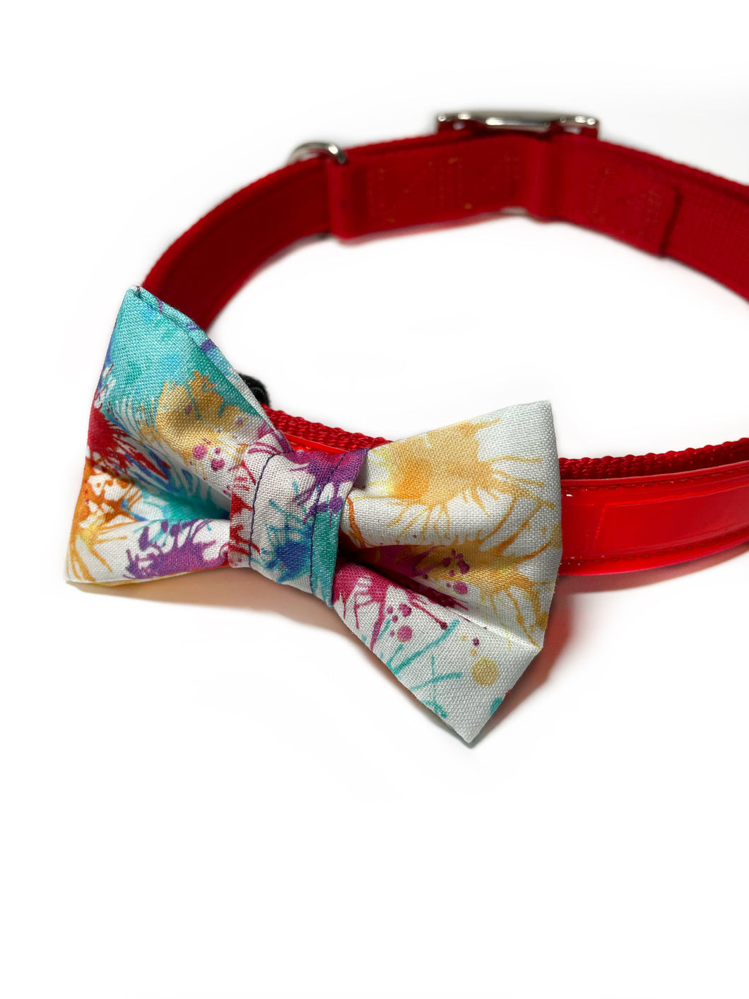 Color Splash Dog Bow Tie