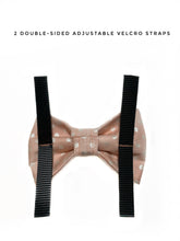 Load image into Gallery viewer, Peach Dots Dog Bow Tie
